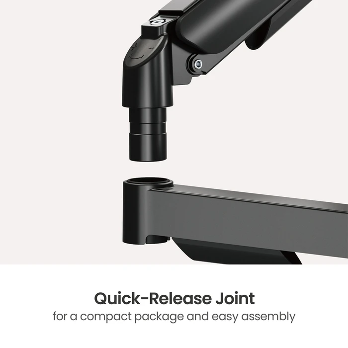 Powertech Desk Mount for 2 Monitors PT-1628, 17-32", up to 9kg per monitor