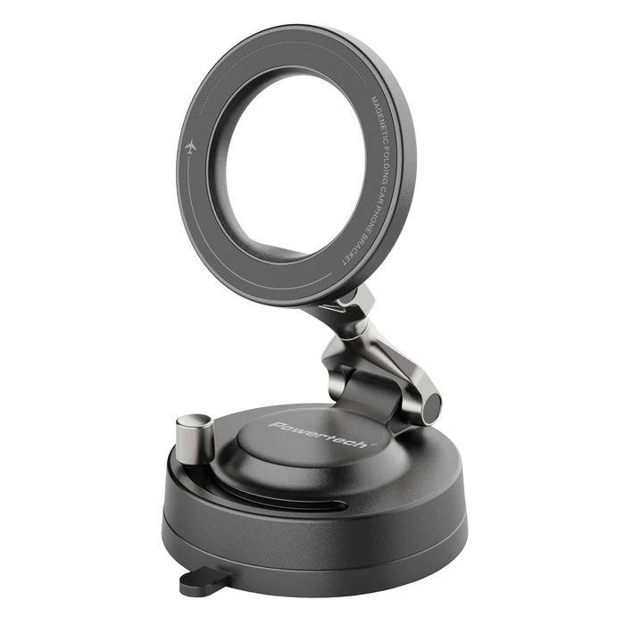 Powertech Magnetic MagSafe Car Smartphone Mount (Dashboard/Windshield) Black PT-1629