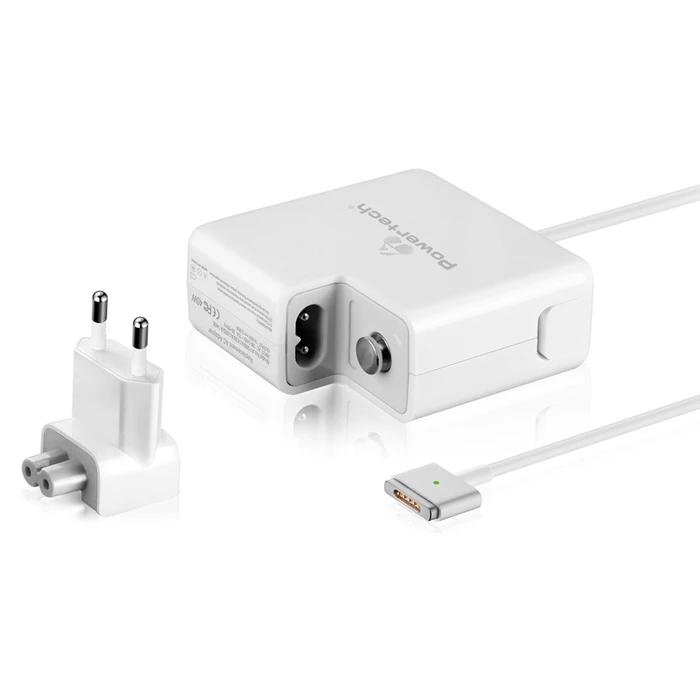 Powertech τροφοδοτικό laptop PT-836 για Apple Macbooks, 45W, λευκό