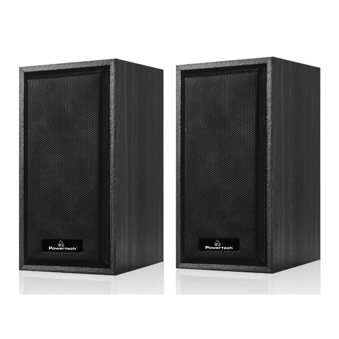 Ηχεία Powertech Premium sound PT-845, 2x 3W, 3.5mm, μαύρα
