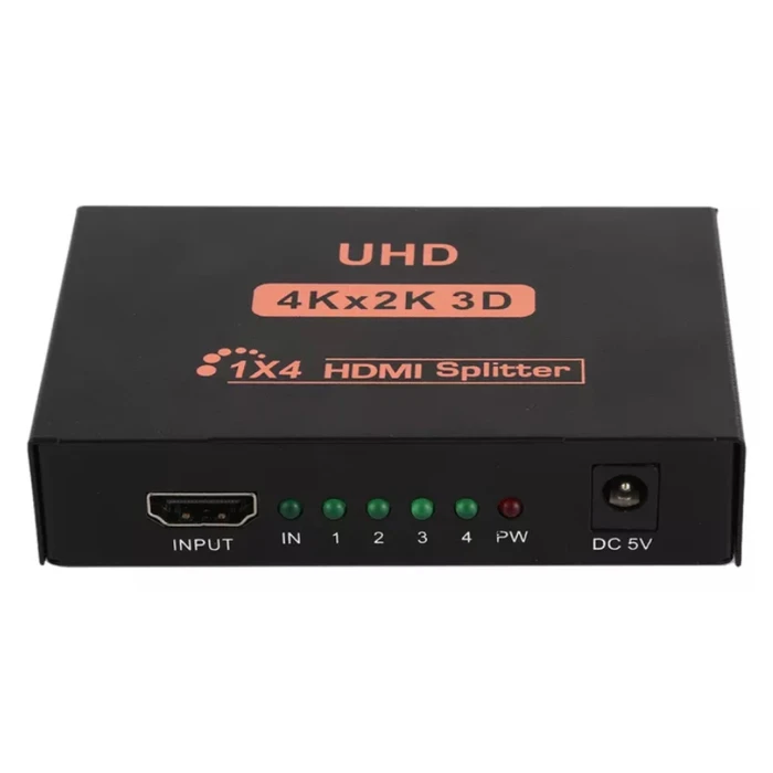 HDMI Switch Powertech σε 4x HDMI PTH-048, 4K 3D, μαύρο