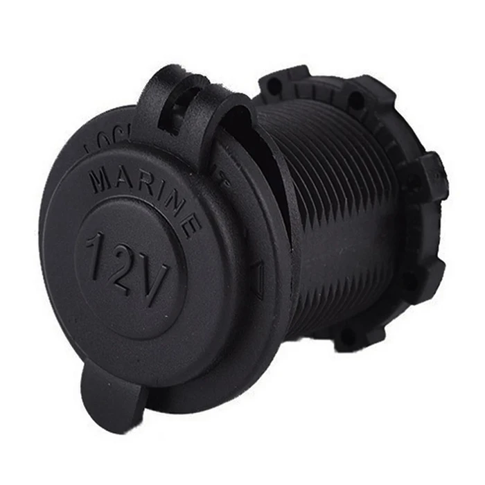 Πρίζα Αναπτήρα Powertech για Σκάφη & Οχήματα Ptl-010, Μπλε Led, 12V