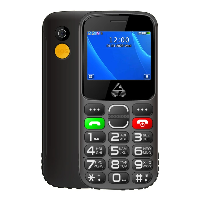 Κινητό Τηλέφωνο Powertech Sentry Eco Ii, 2.31", Dual Sim, με Κάμερα, Μαύρο