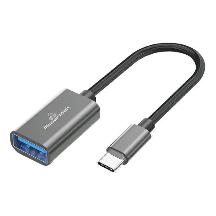 Αντάπτορας USB-C Powertech σε USB 3.0 PTR-0146, 10 Gbps, Γκρι