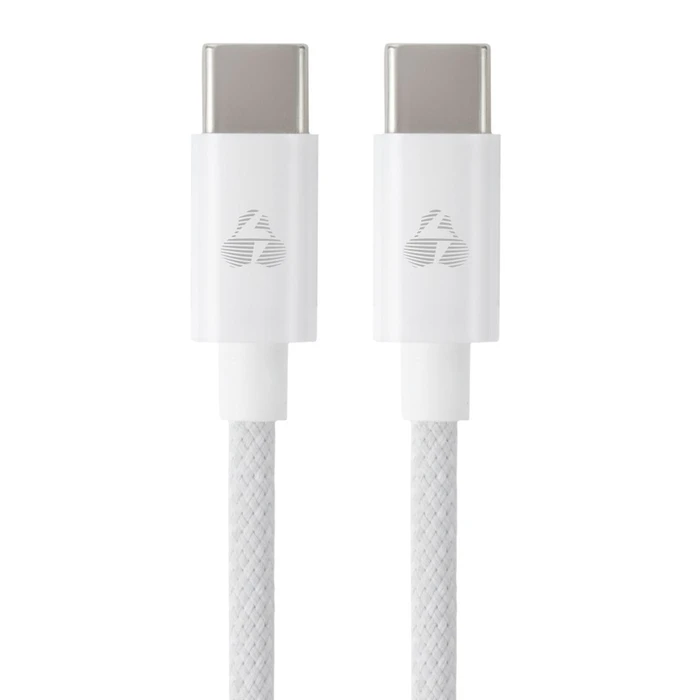 Καλώδιο USB-C Powertech PTR-0183, 60W, 480Mbps, 1M, Λευκό