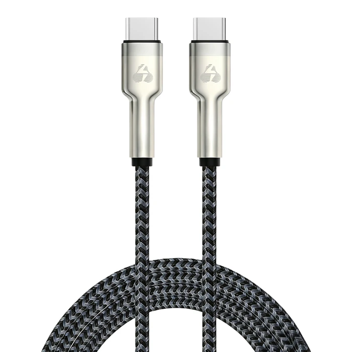 Powertech USB 2.0 Cable USB-C male - USB-C 60W PD Μαύρο 1m PTR-0198