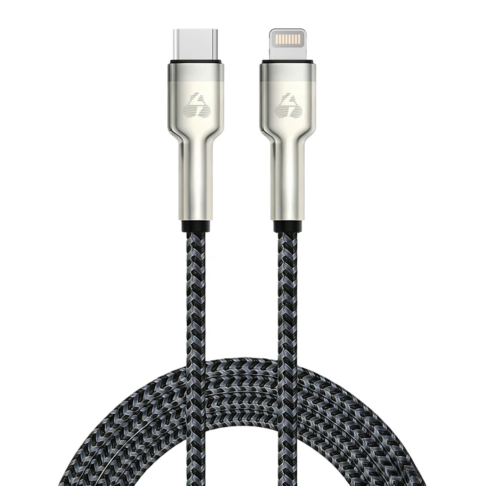 Powertech USB-C to Lightning Cable 27W Μαύρο 1m PTR-0200