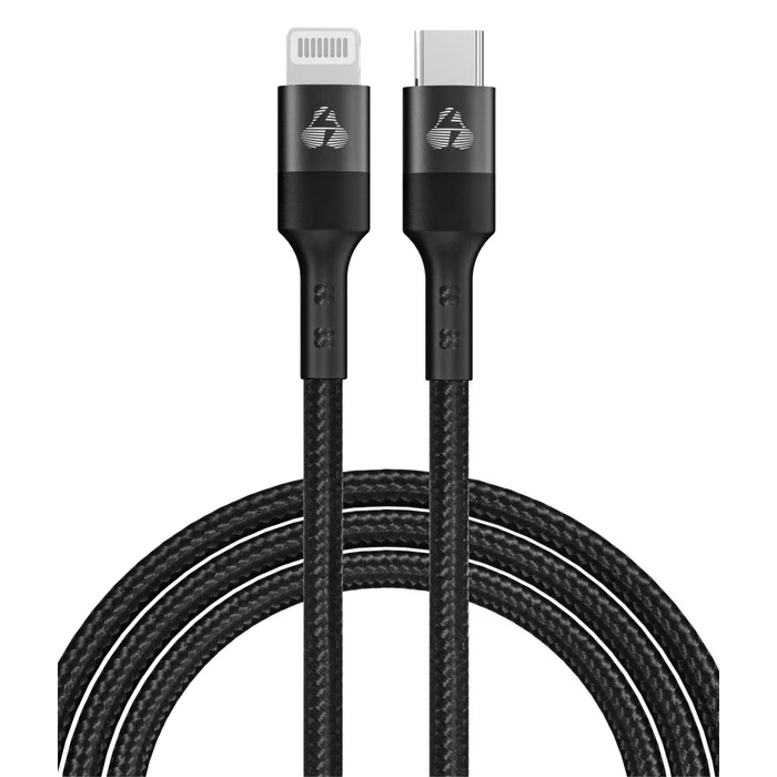 Powertech USB-C to Lightning Cable 27W Μαύρο 1m PTR-0203