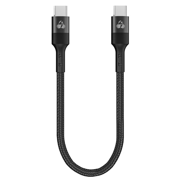 Powertech USB 2.0 Cable USB-C male - USB-C 60W PD Μαύρο 0.25m PTR-0204