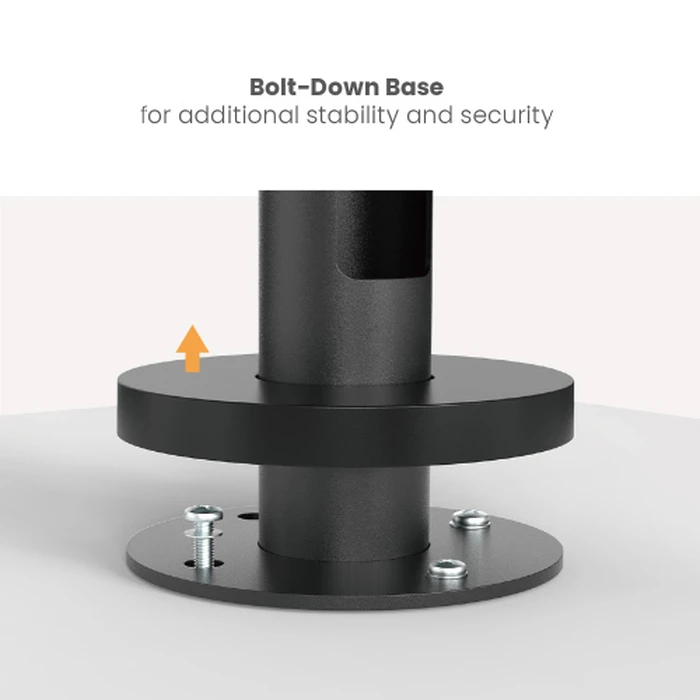 Βάση POS Brateck επιτραπέζια PTS-05, περιστρεφόμενη, universal