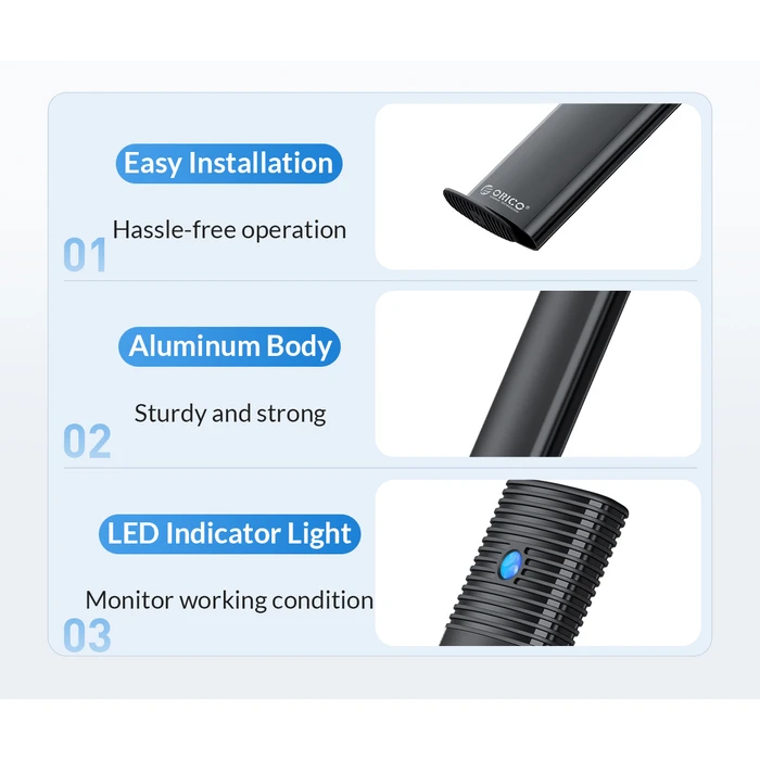 Θήκη για M.2 Orico Sata Ssd Pwm2, 5Gbps, Μαύρη
