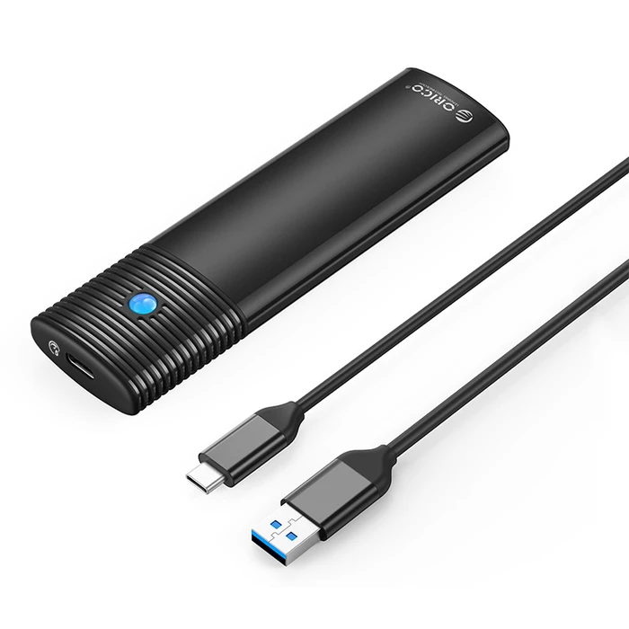 Θήκη για Σκληρό Δίσκο M.2 Orico PWM2-BK-EP, 5Gbps, έως 4TB, μαύρη