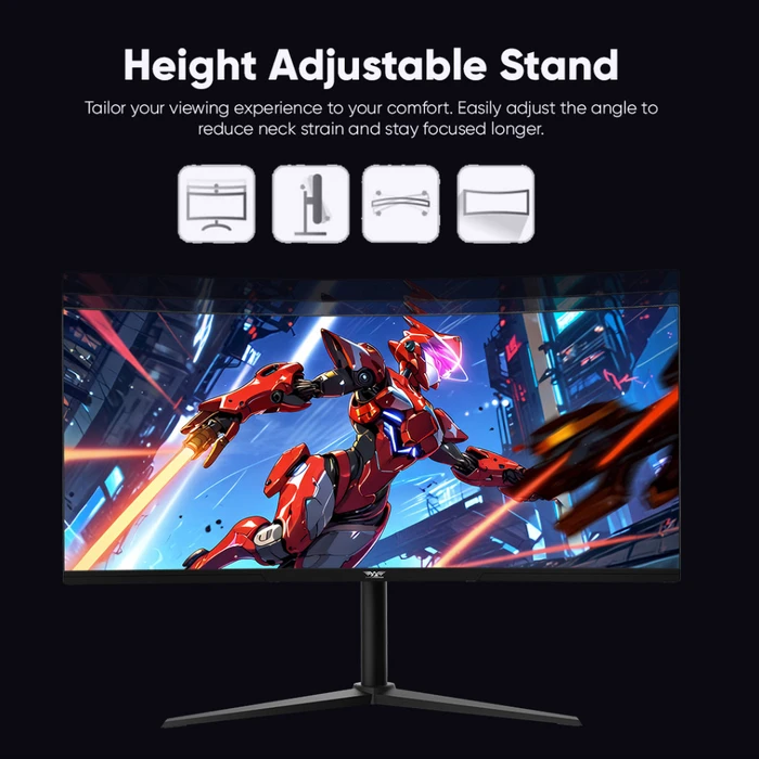 Armaggeddon PXP 34 Pro C 34" Καμπύλη Ultrawide VA HDR Gaming Οθόνη 180Hz 1ms