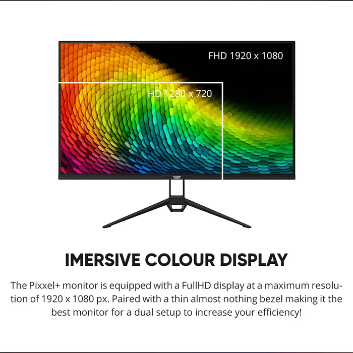 ARMAGGEDDON PIXXEL+ PXP-27G-B 27" FHD IPS HDR Οθόνη 165Hz 1ms