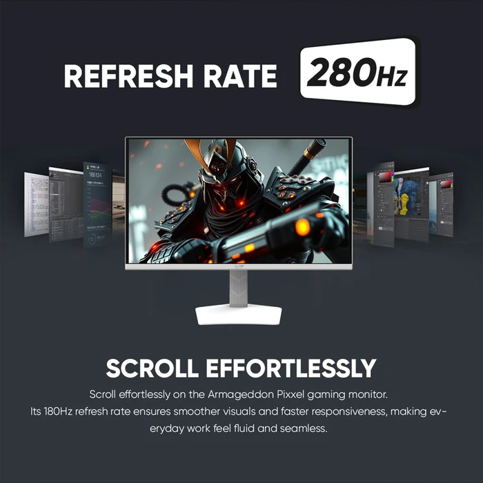 Armaggeddon PXP-27UXO-W QD-OLED 27" QHD (2560x1440) 280Hz Gaming Monitor White