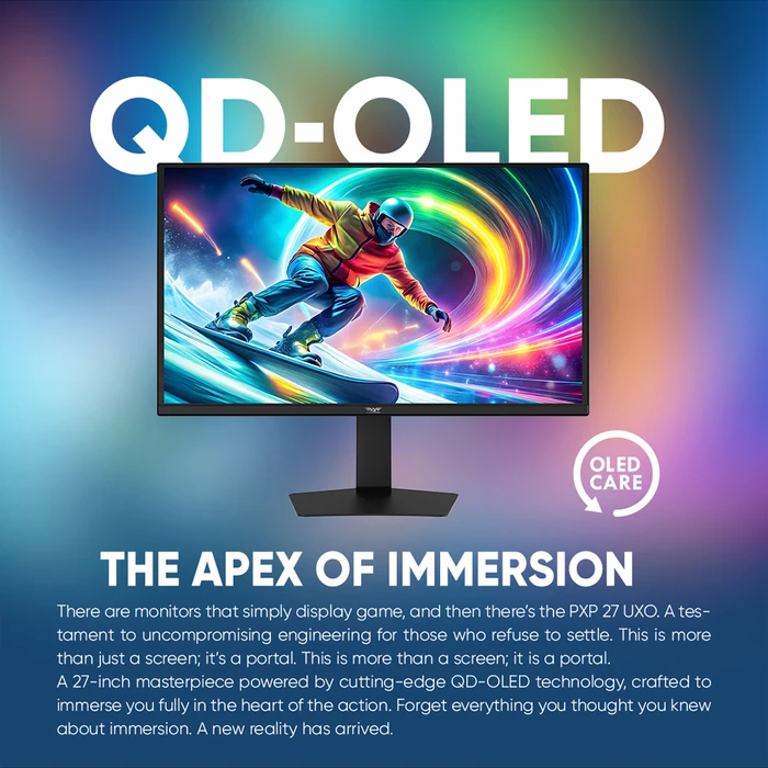 Armaggeddon PXP-27UXO-B 27" QD-OLED Gaming Οθόνη QHD 280Hz 1ms
