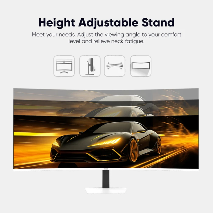 Armaggeddon PXP-49PRO-W Εξαιρετικά Ευρεία Καμπύλη Οθόνη 49" 5120x1440 165Hz Λευκή