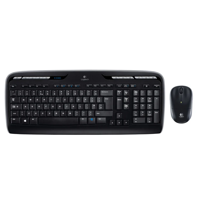 Σετ Πληκτρολόγιο Και Ποντίκι Ασύρματο Logitech MK330 RF QWERTY US International Black