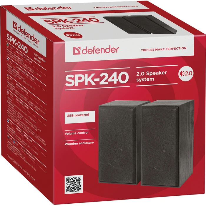 Ηχεία Defender SPK-240 Black Wired 6 W