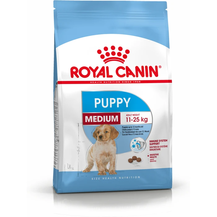 Ξηρά Τροφή Σκύλων Royal Canin Medium Puppy Corn,Pork,Poultry,Vegetable 4 kg