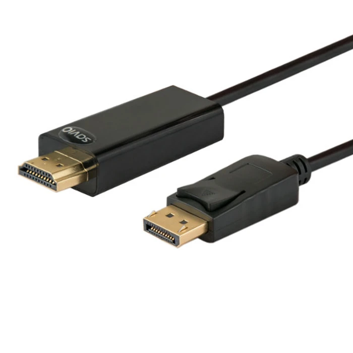 Καλώδιο DisplayPort Savio CL-56 1.5 m DP HDMI A Black