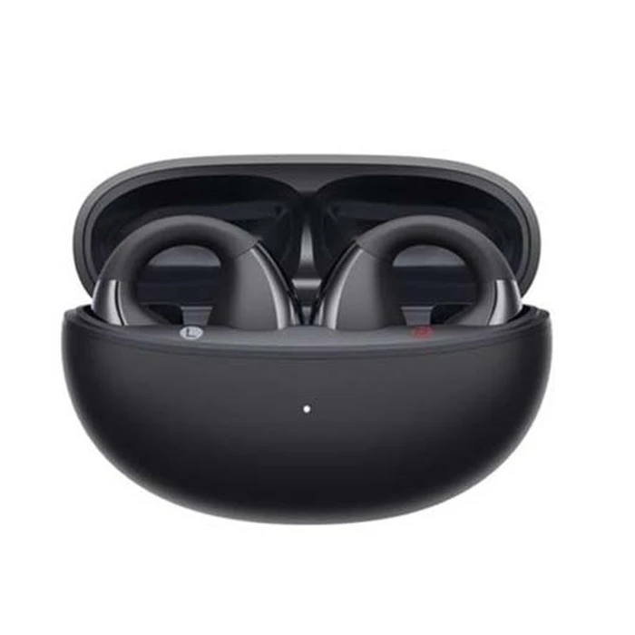 Bluetooth Handsfree QCY Crossky C30 Black Open Ear TPU Earclip, Bass Enhance Algo. BT 5.4 Dual Connection 25h