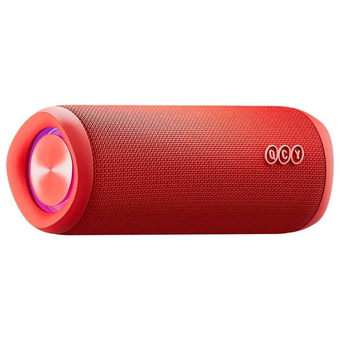Φορητό Ηχείο Bluetooth QCY SP7 Red - Stereo 40W, Mic for Calls, RGB Light Show