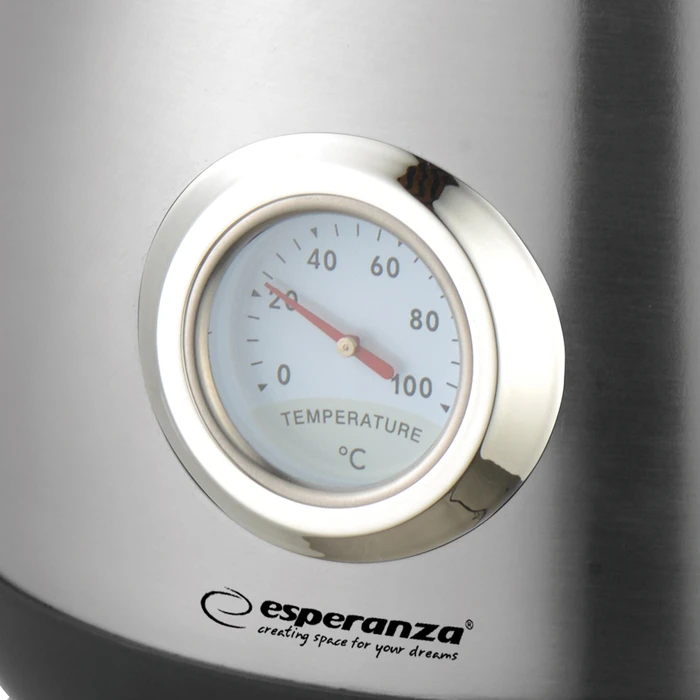 Βραστήρας Esperanza EKK029 with a thermometer 1.7 L 2200 W Inox