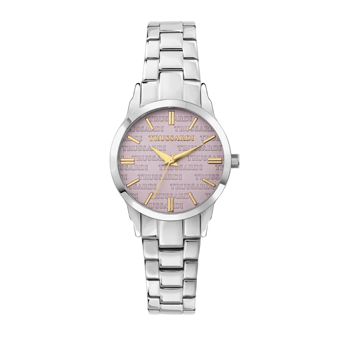 Γυναικείο Ρολόι Trussardi R2453141508 (32mm) Μεταλλικό Μπρασελέ Ασημί