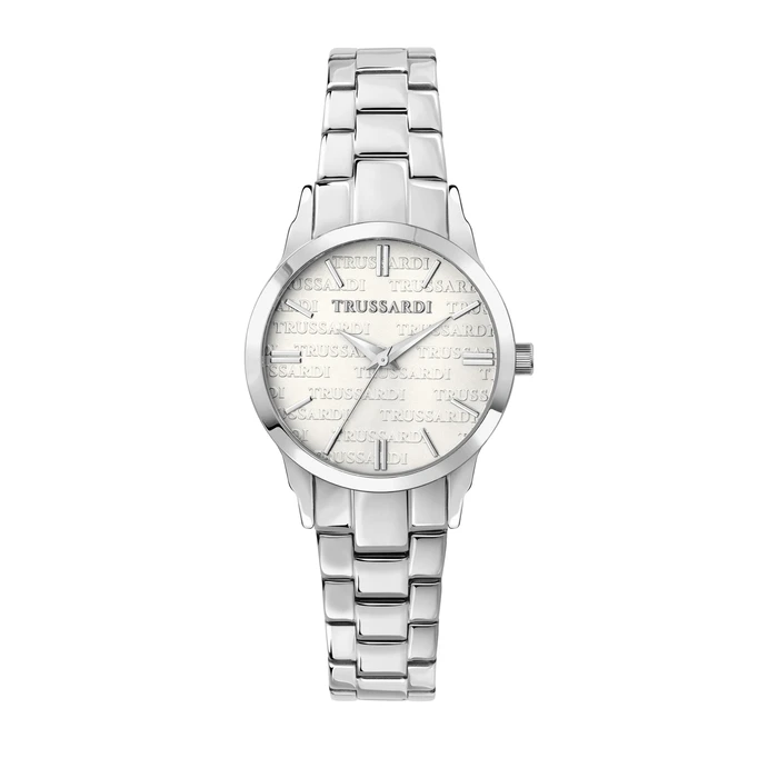 Γυναικείο Ρολόι Trussardi R2453141509 (32mm) Μεταλλικό Μπρασελέ Ασημί