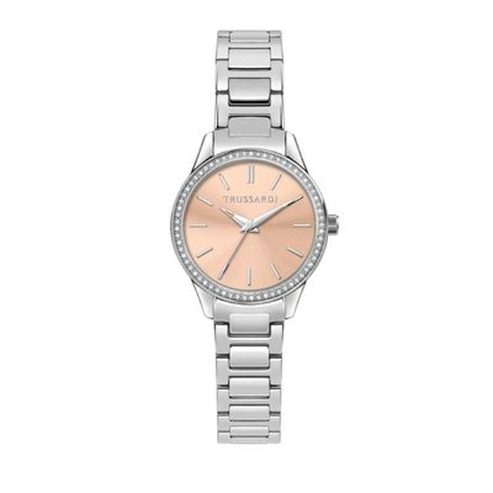 Γυναικείο Ρολόι Trussardi R2453151521 (30mm) Μεταλλικό Μπρασελέ Ασημί