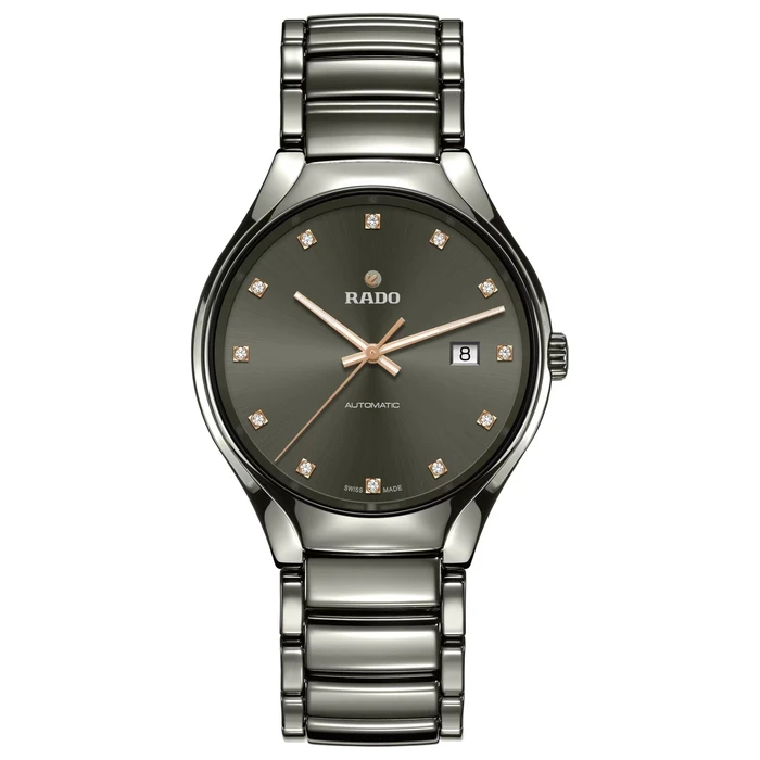 Ανδρικό Ρολόι Rado R27057732 (40mm) Μεταλλικό Μπρασελέ Ασημί