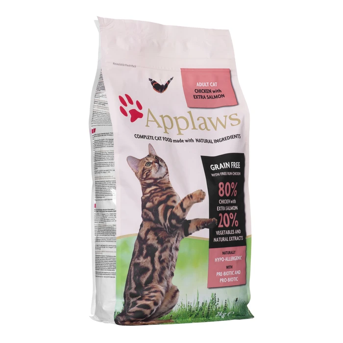 Ξηρά Τροφή Γάτας Applaws Adult Chicken with salmon 2 kg