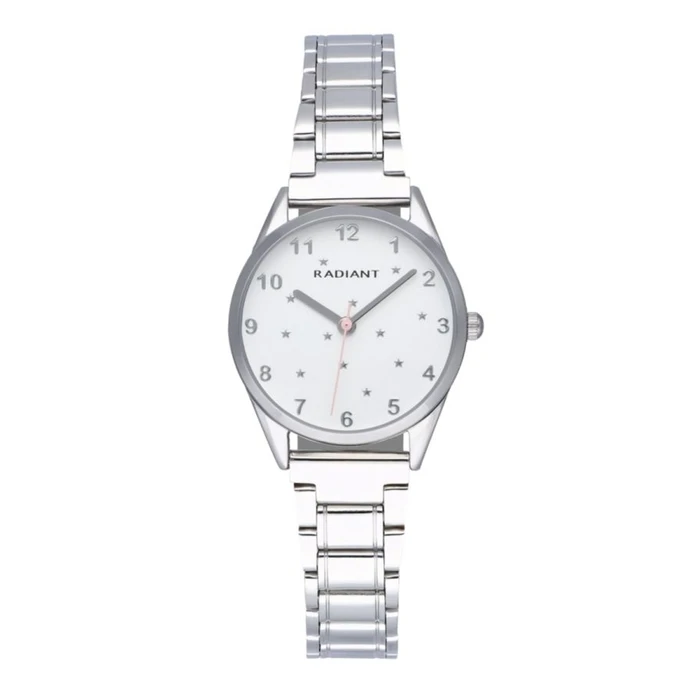 Γυναικείο Ρολόι Radiant Ra557201 (28mm) Μεταλλικό Μπρασελέ Ασημί