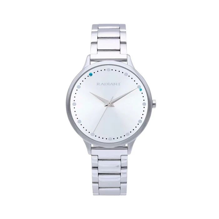Ανδρικό Ρολόι Radiant Ra595201 (38mm) Μεταλλικό Μπρασελέ Ασημί
