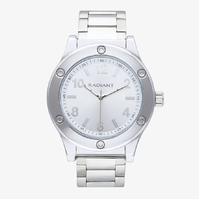 Radiant Men's Analog Quartz Watch 44mm Stainless Steel Bracelet RA667201