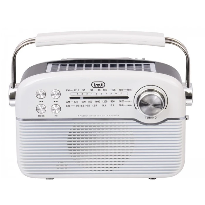Φορητό Ραδιόφωνο Trevi Solar Vintage Radio με ΒΤ RA-7F50/WH 