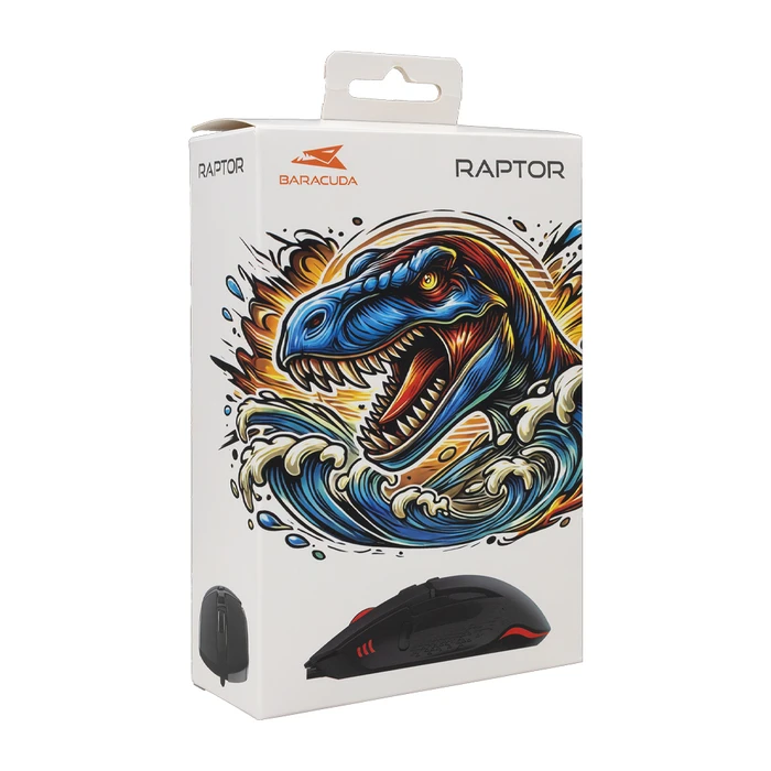 Barracuda BGM-051 RGB Gaming Ποντίκι 6400 DPI Μαύρο