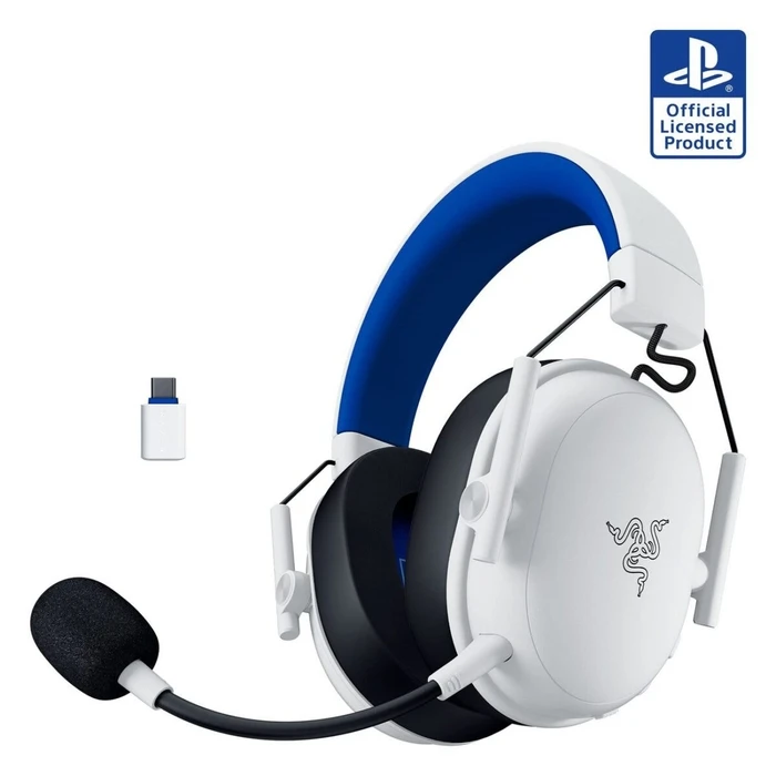 Gaming Headset Razer BlackShark V3 X Hyperspeed Licensed for PlayStation White Wireless