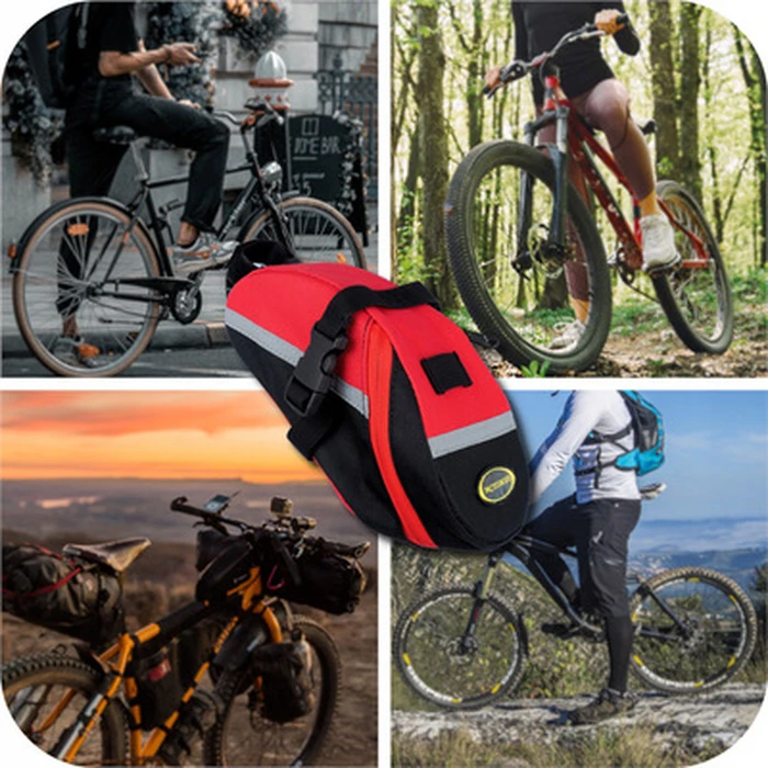 Τσαντάκι Σέλας Ποδηλάτου Svensson RIDER104, 0.8l, αδιάβροχο, κόκκινο