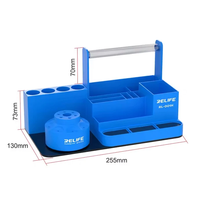 Βάση Εργαλείων ReLIFE για Επισκευές Κινητών Rl-001H, 25.5X13X14.3Cm, Μπλε