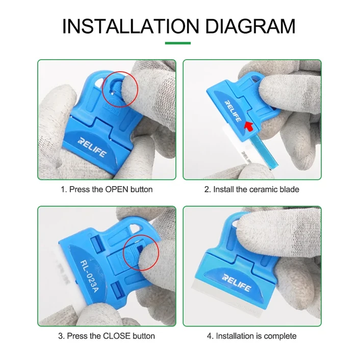Relife Εργαλείο Αφαίρεσης Κόλλας Rl-023a Για Επισκευές Κινητών