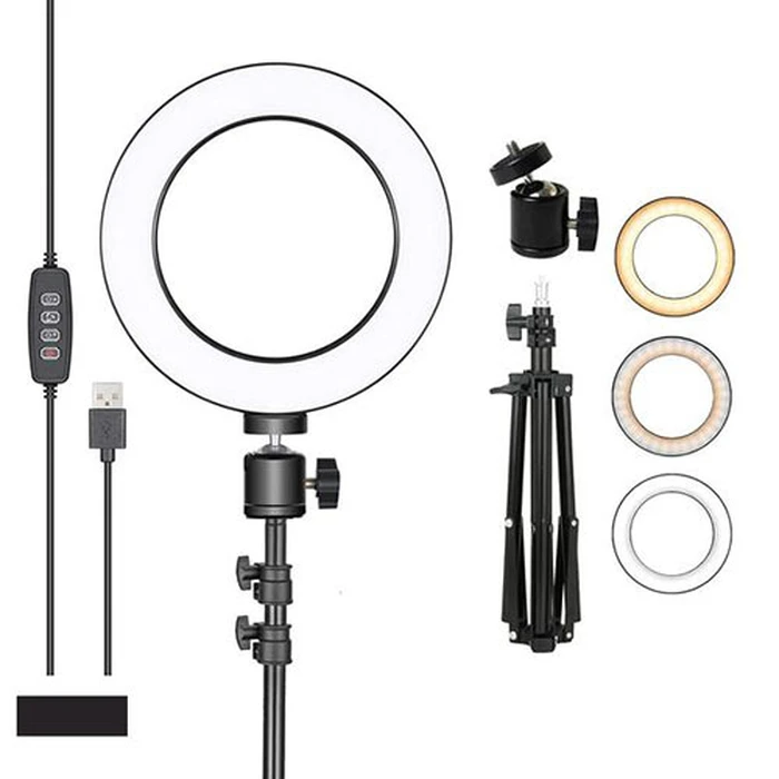 Ring Light White Shark RING LED LIGHT MOONLIGHT 20CM