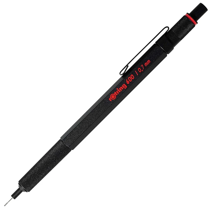 Μηχανικό Μολύβι Rotring 600 Mechanical Pencil black 0,7 mm