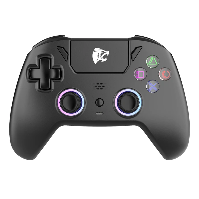 Gamepad Roar Ασύρματο RR-0023, Switch/PS4/PC/iOS/Android, Bluetooth, Μαύρο