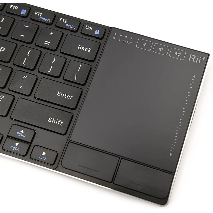 Ασύρματο Πληκτρολόγιο Riitek RT721 με touchpad, Bluetooth & 2.4GHz
