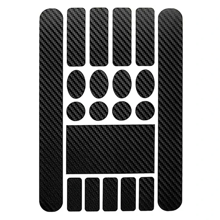 Προστατευτικά Αυτοκόλλητα Σκελετού Ποδηλάτου Rw39, Μαύρα, 20τμχ