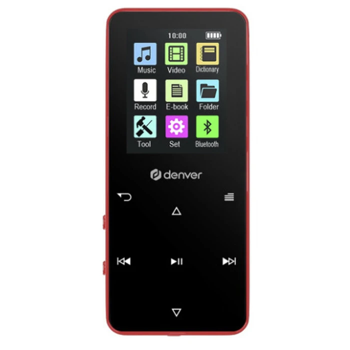 Denver MP4 Player (8GB) με Οθόνη LCD 1.8" Κόκκινο S0470092