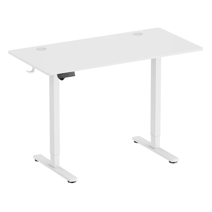 BRATECK ηλεκτρικό γραφείο S23-22R-B-WH ρυθμιζόμενο ύψος λευκό