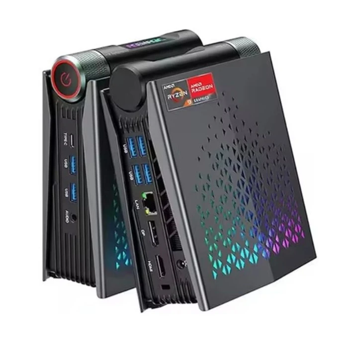 Acemagic Mini PC Ryzen 7 H255 (16GB LPDDR5 / 512GB NVMe SSD) Windows 11 Pro - RGB Black